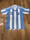 Adidas Argentina 2010 11 World Cup Home Jersey  10 Messi Miami Barcelona Size M