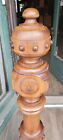 Large Victorian Walnut Newel Post