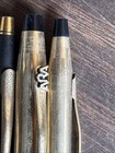 Vintage Cross 1 20 10k Gold Filled Pen   Pencil   2 Black Pens  All As-is Untest