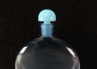 Empty Je Reviens Worth Rene  Lalique Perfume Bottle With Blue Stopper France