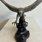 Hudson Creek Pewter American Eagle Patriotic Sculpture - 4 5    Nos Hj0124 nos nib