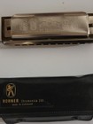Hohner Chromonica 260 Chromatic Harmonica Key Of C W  Case Silver black