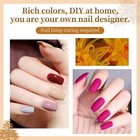 60 Pcs Gel Nail Polish Set With 5 Bottles Of Base And Glossy Matte Top Coat Soak