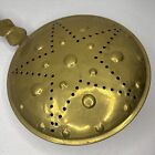 Antique Bed Warmer W long Wood Handle   Copper   Brass   Fireplace Decor  38   