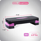 Holahatha Aerobic Step Exercise Fitness Equipment W adjustable Height  open Box 