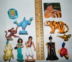 Disney Aladdin Deluxe Figure Set Of 12 With Bonus Ring And Sticker