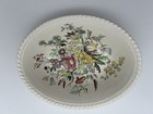 Vintage Johnson Bros Windsor Ware 9  Oval Vegetable Bowl Garden Bouquet England