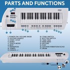 Pyle Digital Musical Karaoke Keyboard-portable Electronic Piano Keyboard-37 Keys