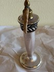 Antique - Vintage Art Deco Mercury Glass Perfume Bottle Atomizer Czechoslovakia