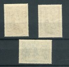 Australia Kgvi 1937-49 5s 10s   1 Thin Paper High Values Sg176a Sg177a Sg178a Mnh