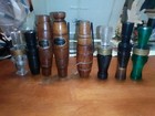 Lot Of Vintage Duck  Cald 8 Calls And  2 Landnyard Faulk sureshot others