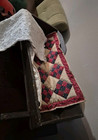 Antique Handmade Hand-carved Primitive Wood Rocking Doll Cradle 20 Inch
