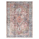 Rugshop Large Rugs Traditional Distressed Machine Washable Living Room Rug 10x14