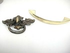Vintage Drawer Knobs Pulls 9 Assorted Metal Wood Plastic Silver Copper Gold
