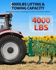 4000 Lbs Steel 3 Point Quick Hitch For Category 2 Tractors W  2  Receiver Hitch