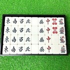 Rare Takara Mahjong Tiles Wine Red 40 Chips  Used  Excellent Condition Yy1