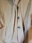 Vintage Cape 60s Holly Plush Wool Camel Jp Stevens Alorna Built In Scarf Satin