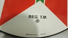 Texaco Gasoline  Porcelain Enamal Heavy Metal Double Side