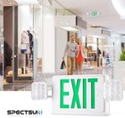 Ul Listed Led 6 Packs Led Green Exit Sign With Battery Backup Combo Exit Lights 