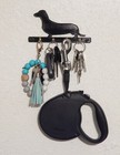 Dachshund Weiner Dog Leash Holder Hanger Key Rack Organizer Wall Mounted Hooks