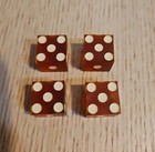 Set Of 4 Vintage Casino Dice Stamped Fpc16 Matching  Las Vegas 