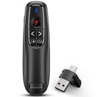 Wireless Presentation Clicker Remote With Laser Pointer For Powerpoint   Keynote
