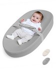  Baby Changing Pad With Wipeable   Waterproof Pu Cover  Contoured Diaper Grey