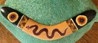 Set Of 2 Australian Wood Returning Boomerangs Hand Painted 11 1 2 