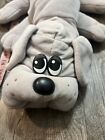 Vintage Tonka Pound Puppies Gray Dog 18    Long Plush Stuffed Animal Toy 1985