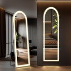 Led Lights Mirror Full Length Standing Mirror With Lighted Floor Standing Mirror