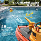 Remote Control Boat  Big Rc Boat Firefighter For Kids 8-12 With 40 Mins Run Time