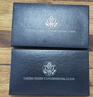 1989-s Us Congressional 2-coin Proof Set Silver Dollar   Half Ogp