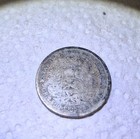 Scarce 1 2 Bolivar 1935 Venezuela Coin  50 Centimos  Silver  835 Silver