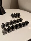 14    Black Chrome 2 3mm Triple Flanged Snare Hoop Pair    Custom Snare Drum Lugs 