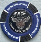 2018 Harley Davidson 115th Anniversary Poker Chip Flaming Gorge Hd In Wyoming