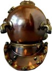Antique Scuba 18  Diving Helmet  u s Navy Mark V Vintage Divers Helmet Replica 
