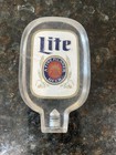 Vintage Miller Lite Beer Tap Handle Topper Pull Fine Pilsner Barware Screw On