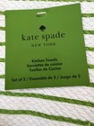 3  Kate Spade  Kitchen Towel Set Of 3 Cotton Terry Designer  Assorted New