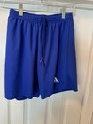Adidas Men s Blue Athletic Shorts Size S Climalite Drawstring Elastic Waist
