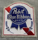 New Old Stock Vintage 1970 s Pabst Blue Ribbon Beer Patch Large 6 25  X 6 6   