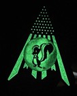 Skunk Works   F-117 Nighthawk Patch  5 Inch  Pvc  Hook And Loop Backing