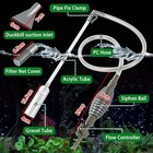 Ponpon Aquarium Siphon Vacuum Cleaner For Gravel And Sand Fish Tank Vacuum Gr   