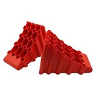  Wheel Chocks   Trailer Chocks   Tire Chocks  2 Pack  Durable  Non-slip  Solid 