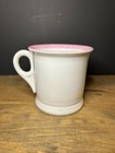 Antique 1920s Germany Porcelain Shaving Mug Saint Bernard Dog Motif 