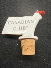 Canadian Club Vintage Whiskey Plastic Bottle Pourer Spout With Cork
