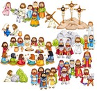 Easter Deluxe Felt Set Bible Flannel Board Stories 42 Pieces  lesson   Activi   
