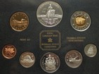 Canada 1998 Silver Proof 8-coins Set  125th Anniversary Set Rcm  Box Case Coa