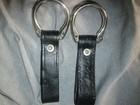 Two Police Baton Holders  Leather monadnock