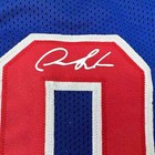 Facsimile Autographed Dennis Rodman Detroit Blue Reprint Jersey Size Men s Xl
