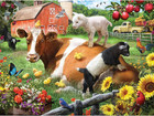 Bits And Pieces - 500 Piece Jigsaw Puzzle For Adults -  cow And Goats  - Large P